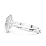 1.5 Carat Delecate Oval Cut Moissanite Ring