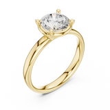 1.5 Carat Luxury Round Cut Moissanite Ring