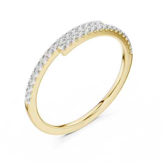 1.5 mm Elegant Moissanite Band