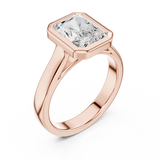 2 Carat Emerald Cut Moissanite Ring