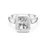 2 Carat Emerald Cut Moissanite Ring