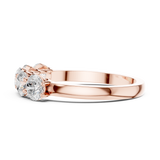 1.5 Carat - 4.2 mm Round cut Moissanite Band