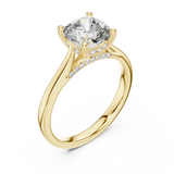 2.1 Carat Radiant Cushion Cut Moissanite Ring