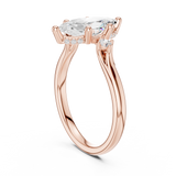2.15 Carat - Selena Gomez Inspired Marquise cut fine Moissanite Ring