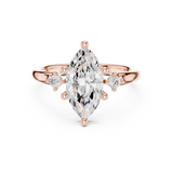 2.15 Carat - Selena Gomez Inspired Marquise cut fine Moissanite Ring