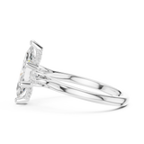 2.15 Carat - Selena Gomez Inspired Marquise cut fine Moissanite Ring