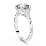 2.7 Carat Prime Cushion Cut Moissanite Ring