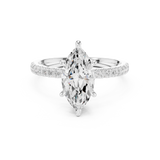 1.5 Carat Selena Gomez Inspired Marquise Cut Moissanite Ring
