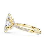 1.5 Carat Selena Gomez Inspired Marquise Cut Moissanite Ring