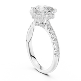 2.5 Carat Lucent Heart Cut Moissanite Ring