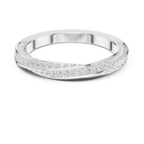 Twisted Moissanite Band