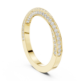 Twisted Moissanite Band