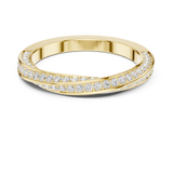 Twisted Moissanite Band