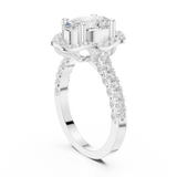 2.5 Carat Royal Oval Cut Moissanite Ring