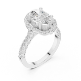 2.5 Carat Royal Oval Cut Moissanite Ring