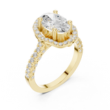 2.5 Carat Royal Oval Cut Moissanite Ring