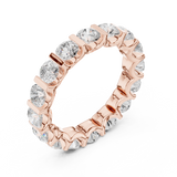3.8 mm Fine Moissanite Band