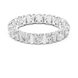 3.8 mm Fine Moissanite Band