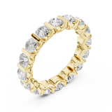 3.8 mm Fine Moissanite Band