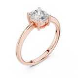 1 Carat Elegant Oval Cut Moissanite Ring