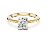 1 Carat Elegant Oval Cut Moissanite Ring