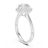 2 Carat Exquisite Round Cut Moissanite Ring