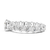 2.7 Carat Round Cut Moissanite Ring