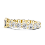 2.7 Carat Round Cut Moissanite Ring