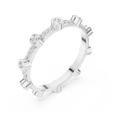2.7 mm Cartier Inspired Moissanite Band