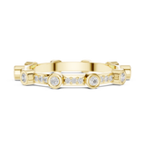 2.7 mm Cartier Inspired Moissanite Band