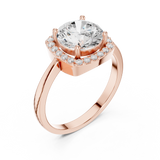 2.2 Carat Fancy Moissanite Ring