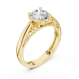 1.3 Carat Designer Moissanite Ring