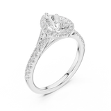 1.3 Carat Vintage Inspired Moissanite Ring