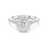 1.3 Carat Vintage Inspired Moissanite Ring