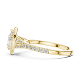 1.3 Carat Vintage Inspired Moissanite Ring