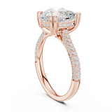 1.6 Carat Heart Cut Romantic Moissanite Ring