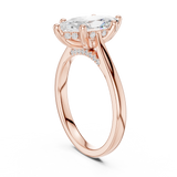 1.9 Carat Elegant Marquise Cut Moissanite Ring