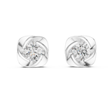 1.8 Carat Fancy Round Cut Moissanite Earrings