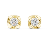 1.8 Carat Fancy Round Cut Moissanite Earrings