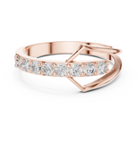 2.5 mm & 8.16 mm Designer Moissanite Ring