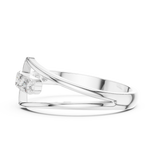 2.5 mm & 8.16 mm Designer Moissanite Ring