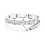 2.5 mm & 8.16 mm Designer Moissanite Ring