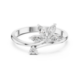 0.26 Carat Marquise Cut Moissanite Ring