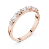 1.9 mm Fancy Moissanite Band