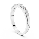 1.9 mm Fancy Moissanite Band