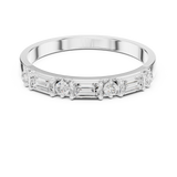 1.9 mm Fancy Moissanite Band