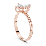 0.41 Carat Louis Vuitton Inspired Fine Moissanite Ring