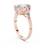 3.1 Carat Georgina Rodríguez Inspired Oval Cut Moissanite Ring