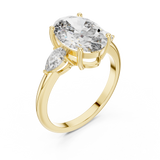 3.1 Carat Georgina Rodríguez Inspired Oval Cut Moissanite Ring