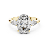 3.1 Carat Georgina Rodríguez Inspired Oval Cut Moissanite Ring